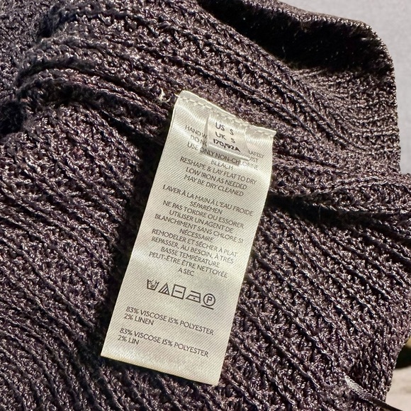 NWOT Free People FP Beach ‘Condado’ One-Shoulder Sweater Top in Charcoal Gray S - Picture 8 of 13